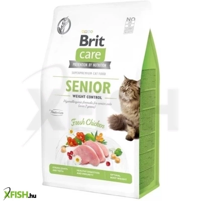 Brit Care Cat Grain Free Senior Weight Control Macskatáp 400g