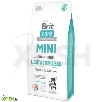 Brit Care Mini Light & Sterilised Kutyatáp 2000g