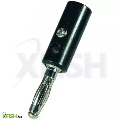 use home bd 4/bk banándugó, fekete, műanyag, keresztlyukas, csavarozható