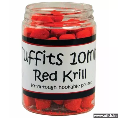 Bagem Tuffits - Red Krill 10mm 100ml Csalizó Pellet Piros Rák (betk10)