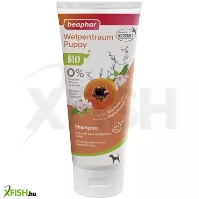 Beaphar Bio organikus sampon papajával kölyökkutyáknak 200ml