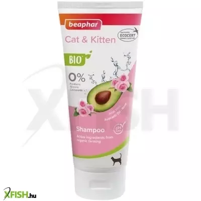 Beaphar Bio organikus sampon macskáknak és macskakölyköknek 200ml