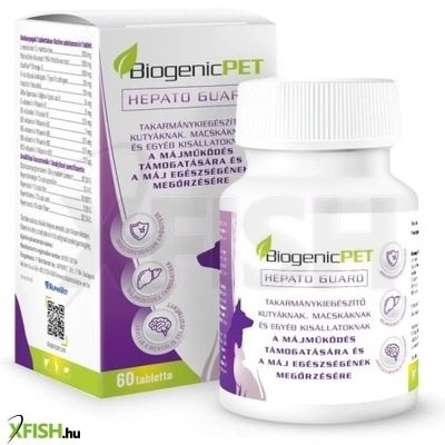 Biogenicpet Hepato Guard Májvédő Kutyák Macskák Részére 60db/csomag
