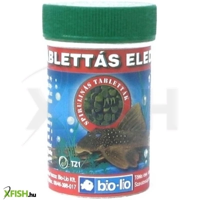 Bio Lio Haltáp Tabletta Eledel Spirulinás 30db/csomag