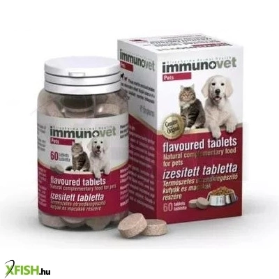 Immunovet Pets Immunrendszer Erősítő Ízesített Tabletta 60db/csomag