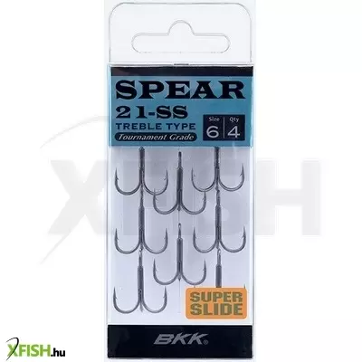 Bkk Spear-21 Ss Hármashorog 10# 8Db/Csomag