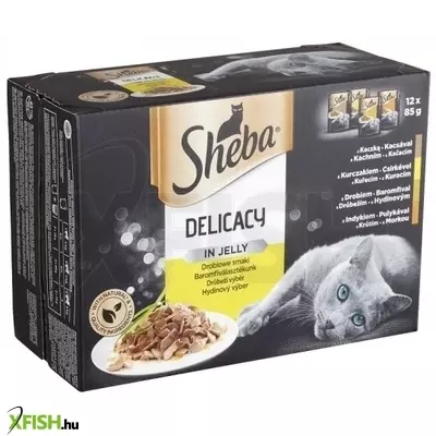 sheba alutasak 12 pack szárnyas 12*85gr multipack, 4 db/csomag
