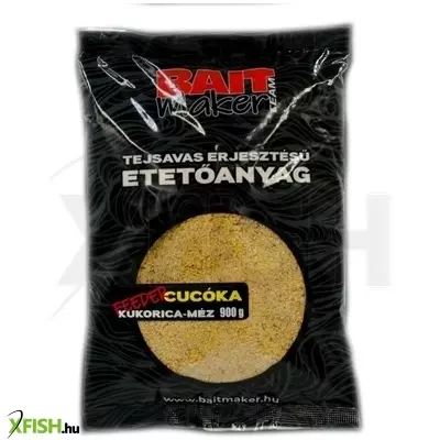 bait maker tejsavas erjesztésű feeder etetőanyag cucóka kukorica és méz 900 g