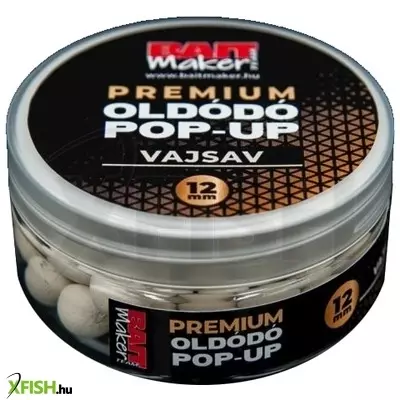 bait maker premium oldódó pop up csali 12 mm vajsav 25 g