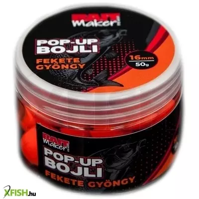 Bait Maker Pop Up Bojli 16 mm Fekete Gyöngy 50 g