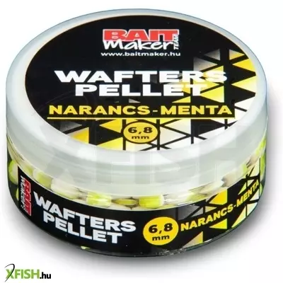 bait maker wafters pellet method csali 6,8 mm narancs-menta 30 g