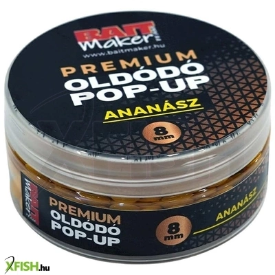 Bait Maker Premium Oldódó Pop Up Lebegő Method Csali Ananász 8mm 20g