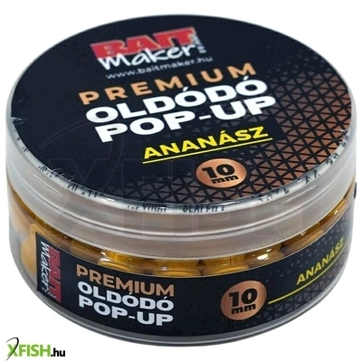 Bait Maker Premium Oldódó Pop Up Lebegő Method Csali Ananász 10mm 25g