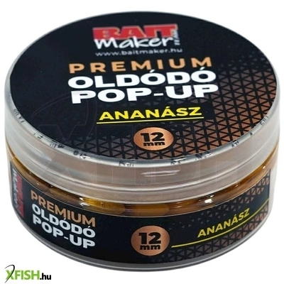 Bait Maker Premium Oldódó Pop Up Lebegő Method Csali Ananász 12mm 25g