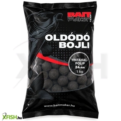 Bait Maker Oldódó Horgász Bojli Tintahal Polip 24mm 1000g