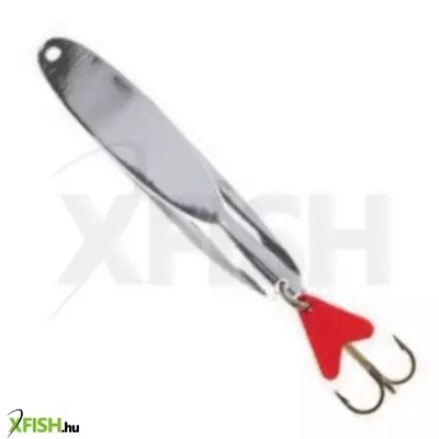 mistrall long cast ezüst piros farok támolygó villantó 0-ás 25gr