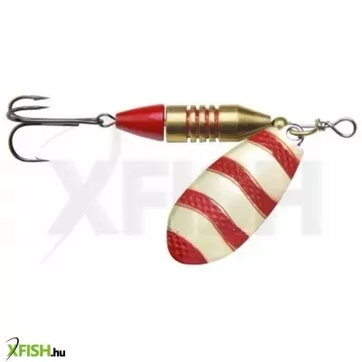 Mistrall Vibreso Piros Fehér Csíkos Körforgó Villantó 1-es 8Gr