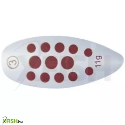 Mistrall Sorius Ezüst Bordó Pöttyös Körforgó Villantó 2-es 8g