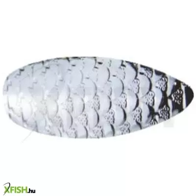 Mistrall Sorius Ezüst Fekete Pikkelyes Körforgó Villantó 2-es 8g