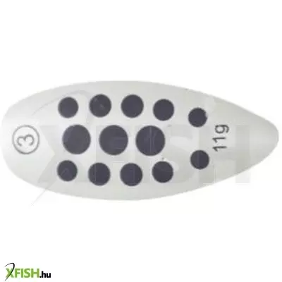 Mistrall Sorius Ezüst Fekete Pöttyös Körforgó Villantó 4-es 17g