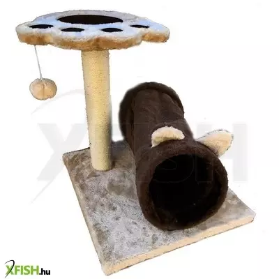 bps buenapet bps macskabútor kaparófával és alagúttal - 45x40x43cm