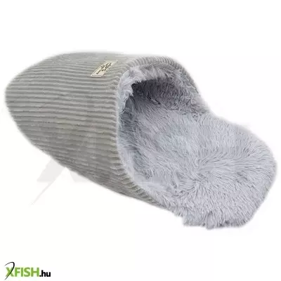 Bps buenapet bps papucs formájú macska fekhely - 68x32cm (szürke)