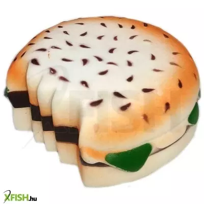 bps buenapet bps sípoló kutyajáték - hamburger 8cm (vinil gumi)