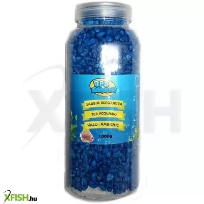 bps buenapet bps színezett akváriumi aljzatkavics sötétkék 1kg, 3-5 mm