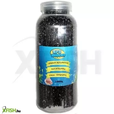 Bps buenapet bps színezett akváriumi aljzatkavics fekete 1kg, 3-5 mm