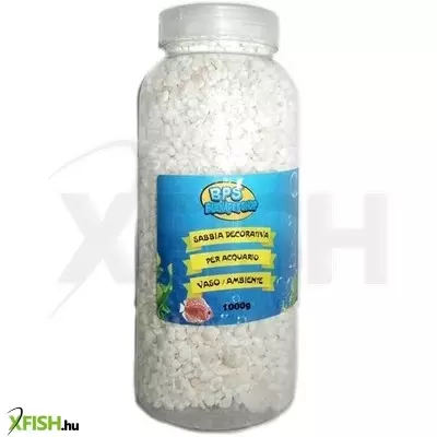 Bps buenapet bps színezett akváriumi aljzatkavics fehér 1kg, 3-5 mm