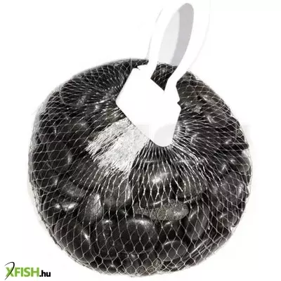 Bps buenapet folyami kavics akváriumi díszkő fekete 800g - 15-30mm