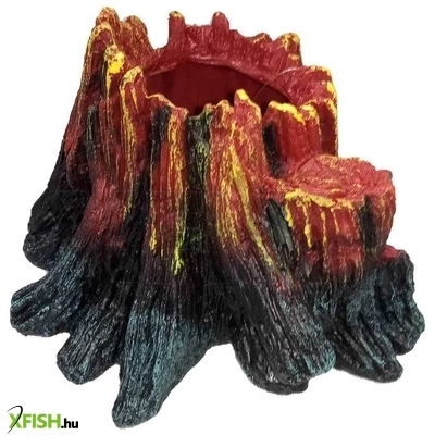 Bps buenapet vulkán akvárium dekoráció - bps-6569 (14x11,5x10cm)
