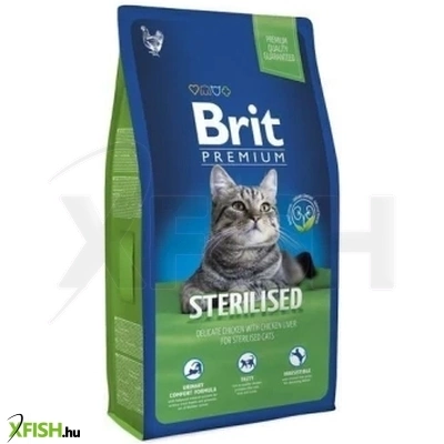 Brit Premium Cat Adult Steril Macskatáp 8000g