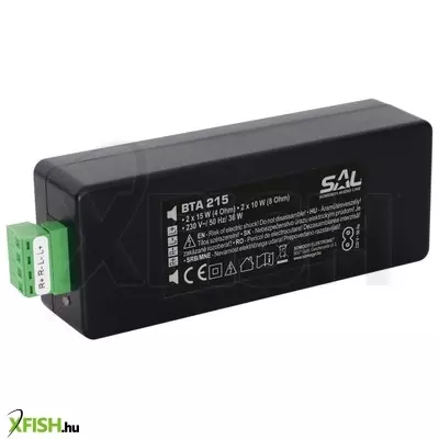 Sal bta 215 vezeték nélküli bt erősítő, 2x15 W / 4 ohm, 2x10 W / 8 ohm, 20 hz - 20.000 hz