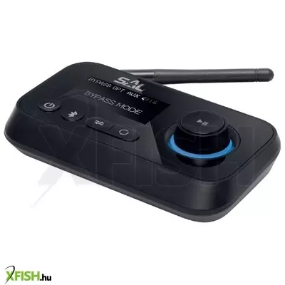 Sal btrc 1000 sztereó streaming box, bypass, digitális-analóg átalakító, 2 bt eszköz, usb-c, toshlink