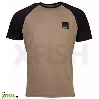Nash Elasta-Breathe T-Shirt Póló Black Sleeves Fekete ujj L