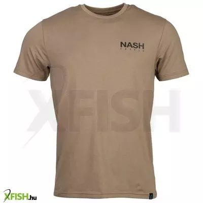 Nash Elasta Breathe T Shirt Green Horgász Póló Xl