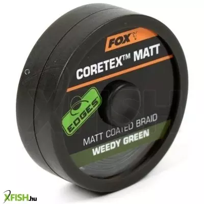 Fox Bevonatos Fonott Előkezsinór Matt Coretex Weedy Green 20Lb - 20M
