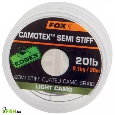 Fox Camotex Light Stiff 20Lb 20M Fonott Előkezsinór