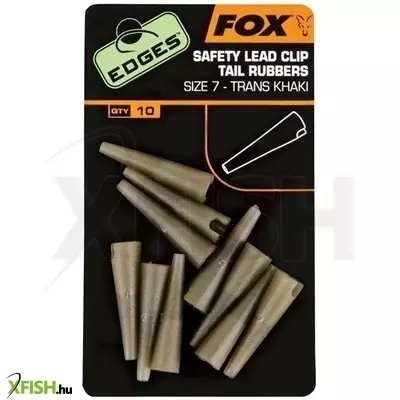Fox Edges Gumikúp Biztonsági Ólomkapocsra 7-Es, 10db/csomag