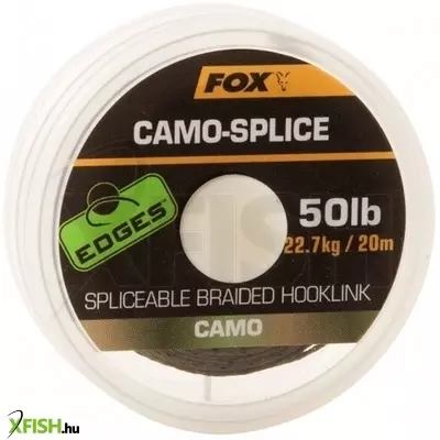 Fox Edges™ Camo-Splice 50Lb Fonott Horogelőke