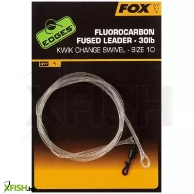 Fox Edges™ Fluorocarbon Fused Leaders Size 10 Olvaszott Fluorocarbon Előke