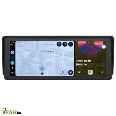 Sal carplay10 multimédia központ, 10” ips lcd érintőképernyő, carplay, android auto, usb/microsd csatlakozás, bluetooth, wifi, beépített hangszóró, FM modulátor, tolatókamera bemenet