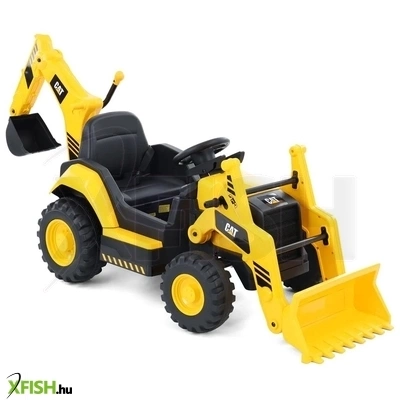 Hecht Cat Back Hoe Yellow Akkumulátoros Gyerek Rakodógép