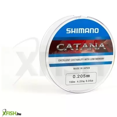 Shimano Line Catana Monofil Pergető Zsinór Szürke 150m 0,205mm 4,2Kg