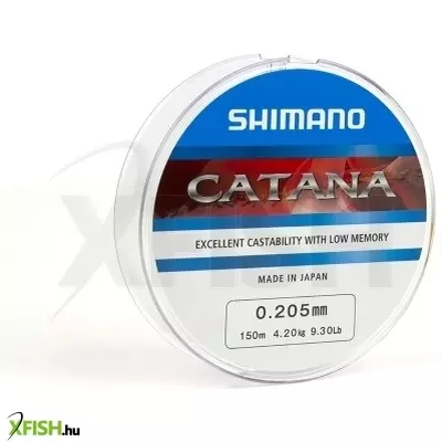 Shimano Line Catana Monofil Pergető Zsinór Szürke 150m 0,255mm 6,7Kg