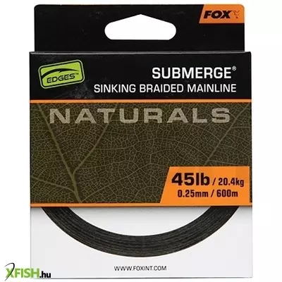 Fox Sub Nat Braid X Fonott Zsinór Zöld 600m 0.25mm 20.4Kg