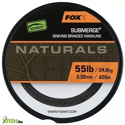 Fox Submerge Naturals Sinking Braid Fonott Zsinór 600m 0.38mm 29.5Kg