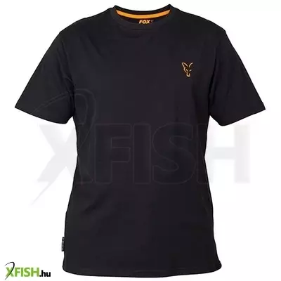 Fox collection Black / Orange T-shirt Póló - XXL