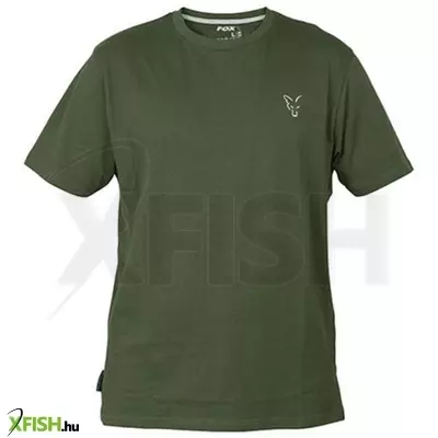 Fox Collection Green / Silver T-Shirt zöld/ezüst póló - S